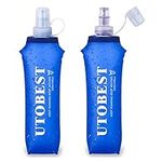 UTOBEST Soft Flask TPU Running Water Bottles 8oz Collapsible Hydration Bottles for Hiking Cycling Climbing 250ml, UTR203