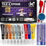 Coconix Tile & Stone Repair Kit | Fix Cracks, Chips, and Scratches on Bathtubs, Tile and Stone Floors, Walls, and Counters | Easy Application with Kneadable Putty