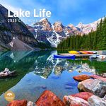 2025 Lake Life Monthly Wall Calendar by Bright Day, 12 x 12 Inch Beautiful Landscape Photography Gift