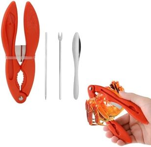4Pcs Lobster Crackers,Helpful 3 in 1 Crab Leg Crackers Multifunctional Seafood Crackers,Strong Seafood Crab Crackers Lobster Legs Utensils Crab Leg Cracker Tools for Crab Legs