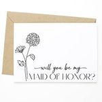 Maid Of Honor Proposal Card - Will You Be My Maid Of Honor? - Maid Of Honour Card, bridal party card, bridal part, bridal party gift