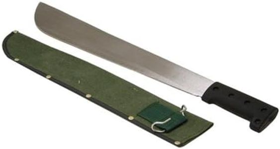 Coleman 18" Steel Machete with Protective Sheath, Great for Clearing Brush & Attaches to Belts