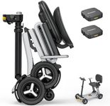 PAISEEC L5 Mobility Scooter Lightweight, 30 Miles, 1-Step Fold, 32 lbs