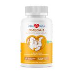 Omega 3 for Dogs - Fish Oil for Dogs Skin and Coat - 120 Chewable Tablets - Omega 3 6 9, EPA & DHA Fatty Acids for Dog Shedding, Dry Skin & Heart Support