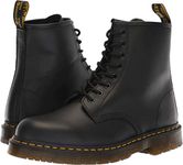 Dr. Martens mens Work Boot, Black Industrial Full Grain, 15 US Women/14 US Men