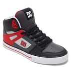 DC Shoes Pure High-Top WC, Men's Trainers, Grey Red, 9 UK