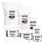 YAYB Premium Fine Gym Chalk - UK/EU Grade - Climbing Powder Bucket (250g (HARD PLASTIC RESEALABLE TUB))