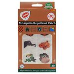 RunBugz New Animal Anti-Mosquito Patches for Babies, 30 count | Natural Protection from Disease Spreading Mosquitoes | 12 Hours of Protetcion | Free from DEET, Alcohol and Stains