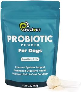 Pawzious Dog Probiotic Powder, Probiotics for Dogs, Gut Health Dogs Supplement, Paw Licking and Digestive Support, Dog Food Topper (120g)