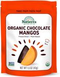 Natierra Nature's Organic Freeze-Dried Chocolate Covered Mango Slices | Gluten Free & Vegan | 1.5 Ounce