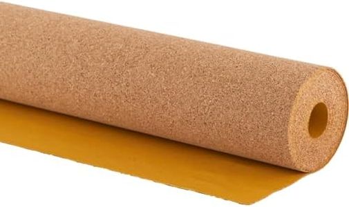 Go4Cork Large Adhesive Cork Roll - 17.7" x 9.8' | Premium Sticky Backing Eco Cork Roll | Multipurpose for Crafts & Home, Classroom & Office Organization Decor | Anti-Slip & Easy to Use