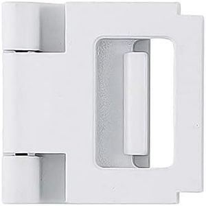 The Door Guardian - Door Lock for Out-Swinging Doors, Home Security Latch Device, Childproof, Easy to Install (White)