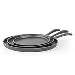Commercial Chef Round Cast Iron Gri