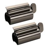 Udqyq Toothpaste Squeezer - Metal Tube Squeezer Stainless Steel Tube Wringer Toothpaste Seat Holder Stand (2)
