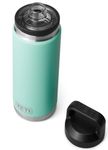 YETI Rambler Bottle Chug, Vaccum Insulated Stainless Steel Bottle with Chug Cap, Seafoam, 26 oz (760 ml)