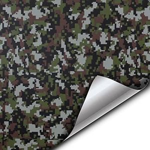 VViViD Digital Camo Vinyl car Boat Vehicle wrap 2ft x 5ft self Adhesive Stretch Conform Decal DIY