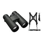 Nikon Prostaff P3 10X42 Binoculars Bundle with Harness and Lens Pen Cleaning System (3 Items)