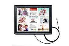 Antennas Direct ClearStream View Wall Frame Amplified Indoor HDTV Antenna, UHF VHF, Multi-Directional, 50+ Mile Range – w/Amplifier, Collage Mat