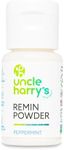 Uncle Harry’s Peppermint Remineralization Tooth Powder | Alkalizing Ionic Minerals and Pure Plant Essences | All Natural Enamel Support | Neutralizes Acids Strengthens Teeth Fluoride Free Vegan 1 oz