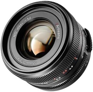 7artisans 35mm F1.4 Mark Ⅲ Full Frame Manual Focus Prime Lens Large Aperture Compatible with Canon RF Mount Cameras EOS R RP R5 R6(Black)