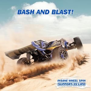 AMORIL 1/10 Brushless RC Car – Red High-Speed Remote Control Vehicle