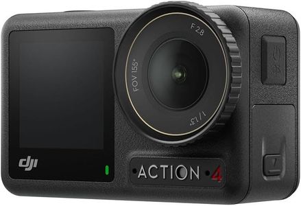 DJI Osmo Action 4 Waterproof 4K/120fps Camera – 1/1.3-Inch Sensor, Low-Light, 160min Battery