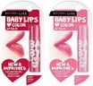 Maybelline New York Baby Lips Lip Balm, Pink Lolita, 4g and Maybelline New York Baby Lips Lip Balm, Berry Crush, 4g