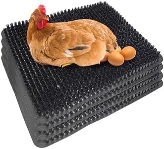 Hamiledyi Chicken Nesting Box Pads, 4PCS Washable Plastic Nesting Box Liners Chicken Bedding for Coop Reusable Egg Laying Mats Nesting Pads for Chicken Coop Poultry Nest Boxes