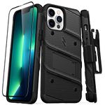 ZIZO Bolt Bundle Case for iPhone 13 Pro Max 6.7 inch - Black