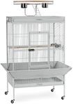 Prevue Pet Products Wrought Iron Select Bird Cage Pewter Hammertone 3151BLK