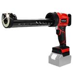 Cordless Caulking Gun for Makita 20V Max Battery,Electric Caulking Gun Li-Battery Charger, LED Light,Four Adjustable Speeds Adhesive Gun Kit for Filling,Sealing-10oz/300ml