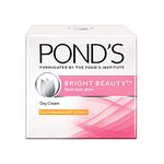 Pond'S Bright Beauty Spf 15 Day Cream 50 G, Non-Oily, Mattifying Daily Face Moisturizer - With Niacinamide To Lighten Dark Spots For Glowing Skin