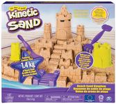 Kinetic Sand - Beach Sand Kingdom Playset with 3lbs of Beach Sand, for Ages 3 and Up