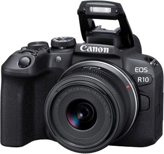 Canon EOS R10 Mirrorless Camera with 18-45mm Lens