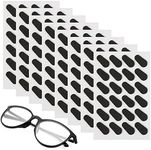 [96 Pairs] Mwoot Soft Foam Nose Pads Self Adhesive Eyeglass Nose Pads Anti-Slip Eyeglass Nose Pads Thin Nose pads for Glasses Eyeglasses Sunglasses (Black Color)