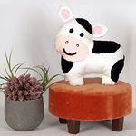 Sivya by Home Micro Filled Shape Cute Cushion for Kids (Cow)