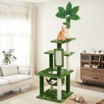 TSCOMON 61" Large Cat Tree Tower fo