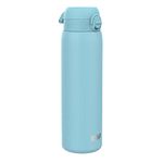 Ion8 1 Litre Stainless Steel Water Bottle, Leak Proof, Easy to Open, Secure Lock, Dishwasher Safe, Carry Handle, Hygienic Flip Cover, Easy Clean, Metal Water Bottle, 1200 ml/40 oz, Alaskan Blue