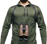 Bushnell - Universal Binocular Harness With Quick Release Buckles - Mesh Vents - Bird Watching - Travelling - Wildlife - Outdoor - Animals - Hiking - BASFHARN