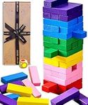 Jaques of London Colour Tumble Tower Game | Wooden Toys for 3 4 5 Year Old Girls & Boys | Wooden Games | Stacking Board Games for Kids