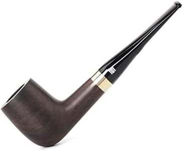 MUXIANG Straight Pipe Ebony with 9mm Filter 10 Pipe Cleaning Tools AC0015