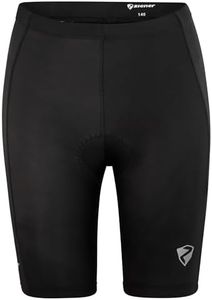 Ziener Unisex Children's Cycling Tights/Cycling Shorts - Mountain Bike/Road Bike - Breathable/Quick Dry Padded Nimo X-Function Black