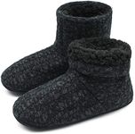 COFACE Slipper Boots Mens Wool Knit