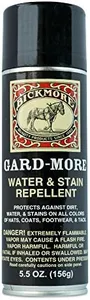 Bickmore Gard-More Water & Stain Repellent 5.5oz- Leather Protector and Suede Protector Waterproofing Spray Guard for Boots, Shoes, Clothing, Hats, Jackets & More