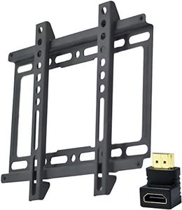 Southern Homewares Ultra Slim TV Wall Mount Bracket W/HDMI Connector, SH-10127, 15" up to 42" Fits LED LCD Plasma