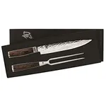 Shun Amazon TDMS0200 Premier 2-Piece Carving Knife Boxed Set, Silver