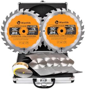 10" Stacking Dado Blade Set, 24-Tooth, 5/8-Inch Bore, 23-Piece