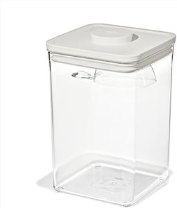 OXO Pet Food Storage POP Container with Scoop - 4.4 Qt/4.2 L, Whisker Gray