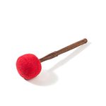 Drum Mallet Wool Felted Drum Stick - 9 Inches Wool Mallet for Gongs & Large Singing Bowls by Himalayan Bazaar