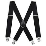 Fasker Mens Suspenders X-Back 2" Wi